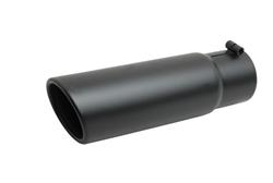 Gibson Performance 3.0 in. Black Exhaust Tip 12.0 in. Long - Click Image to Close